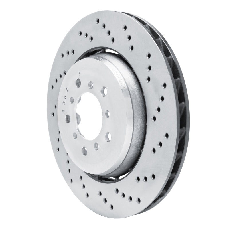 DFC 06-08 BMW Z4 Right Front Drilled Hi-Carbon Alloy Geomet Coated Rotor