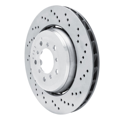 DFC 06-08 BMW Z4 Right Front Drilled Hi-Carbon Alloy Geomet Coated Rotor