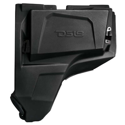 DS18 Polaris RZR Glove Box Enclosure with 10in Carbon Fiber Subwoofer Included 600 Watts RMS