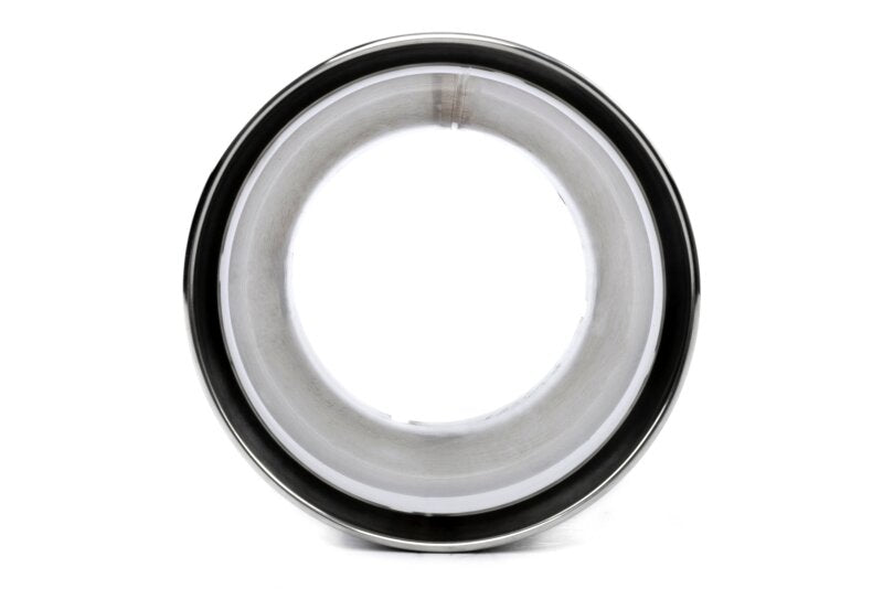 Dinan Double-Walled 4in Clamp-On Exhaust Tip - Polished - 4in Outlet / 3in Inlet
