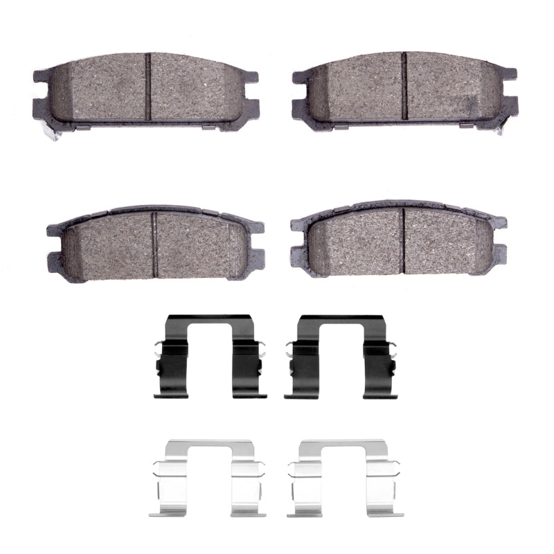 DFC 90-94 Subaru Legacy Rear 4000 HybriDynamic Brake Pads and Hardware Kit