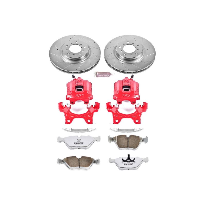 PowerStop Power Stop 95-99 BMW M3 Front Z26 Street Warrior Brake Kit w/Calipers