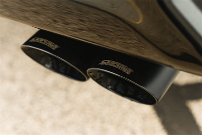 CORSA Performance Corsa 2022-2024 Chevrolet Silverado 1500 Cat-Back Dual Rear Exit with Twin 4in Black Tips