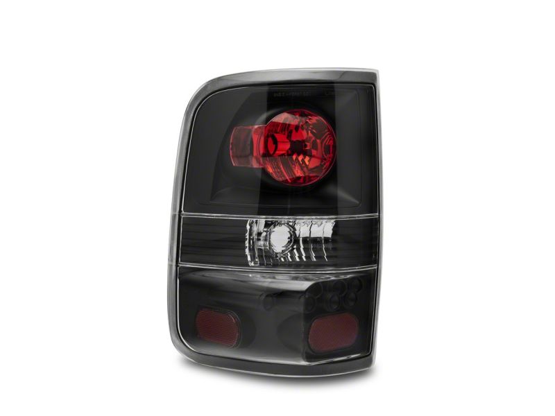 Raxiom 04-08 Ford F-150 Styleside Euro Style Tail Lights- Black Housing - Red/Clear Lens
