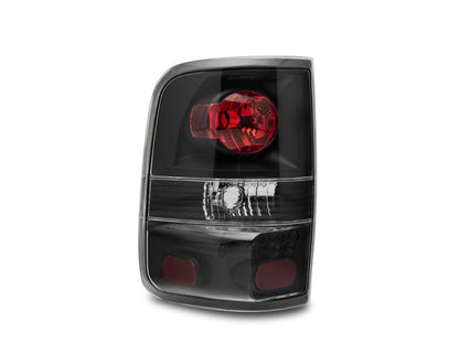 Raxiom 04-08 Ford F-150 Styleside Euro Style Tail Lights- Black Housing - Red/Clear Lens