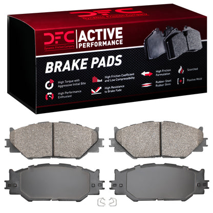 DFC 06-15 Lexus IS250 Front Active Performance Pads - Low Metallic
