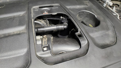 J&L 16-25 Dodge Durango / Jeep Grand Cherokee 3.6L Oil Separator 3.0 Passenger Side - Black Anod