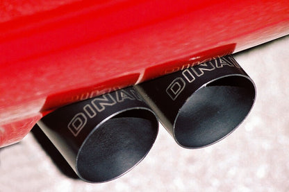 Dinan 01-06 BMW M3 (E46) Free Flow Axleback Exhaust - Black Tips