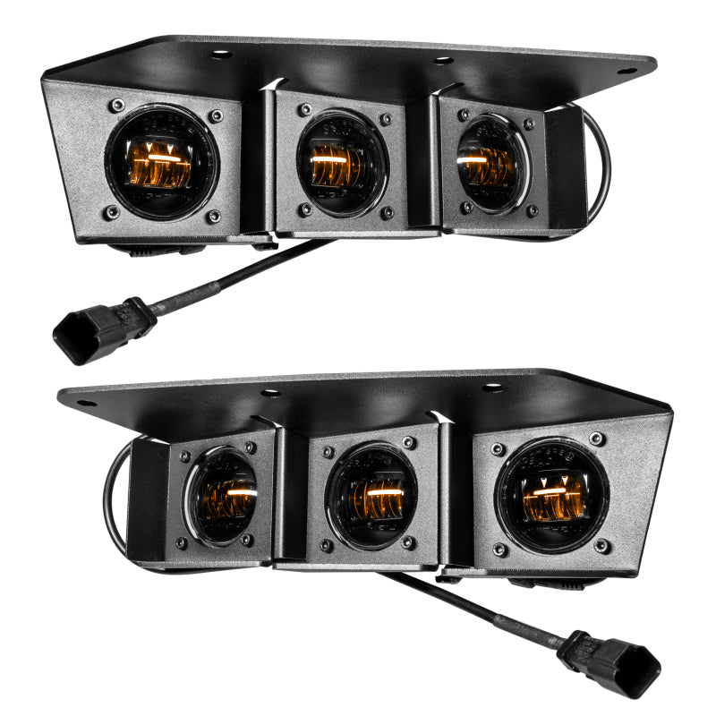 ORACLE Lighting Oracle High 21-22 Ford Bronco Triple LED Fog Light kit for Steel Bumper