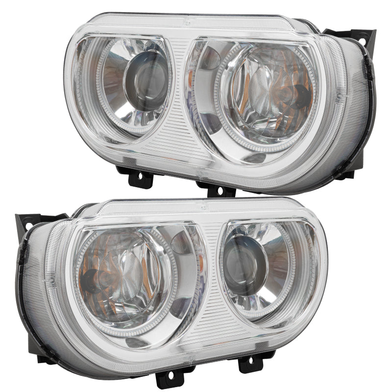ORACLE Lighting Oracle 08-14 Dodge Challenger SMD HL (HID Style) - ColorSHIFT w/o Controller