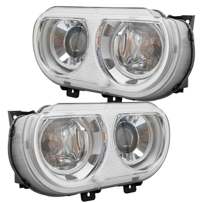 ORACLE Lighting Oracle 08-14 Dodge Challenger SMD HL (HID Style) - ColorSHIFT w/o Controller