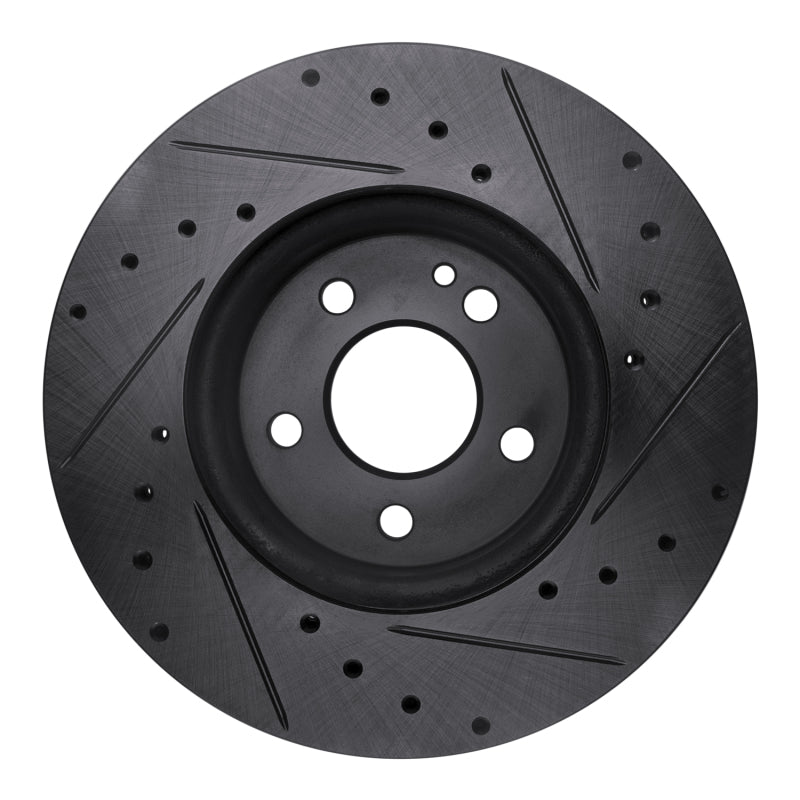R1 Concepts R1 16-23 Mercedes-Benz Viano (Mexico) Front Left Drilled & Slotted Black Brake Rotor