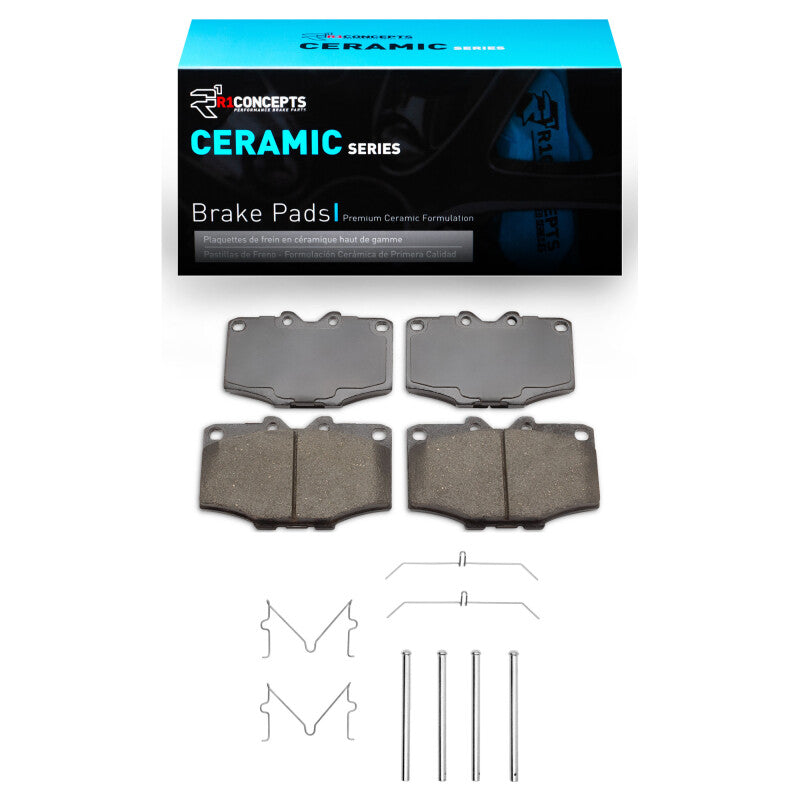 R1 Concepts R1 1976-1989 Toyota 4Runner Front R1 Ceramic Pads & Hardware Kit