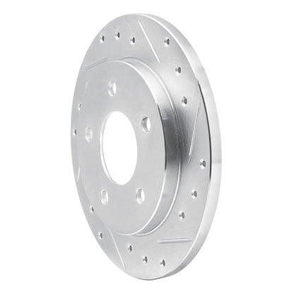 R1 Concepts R1 88-94 Buick Regal Rear Right Drilled & Slotted Silver Brake Rotor
