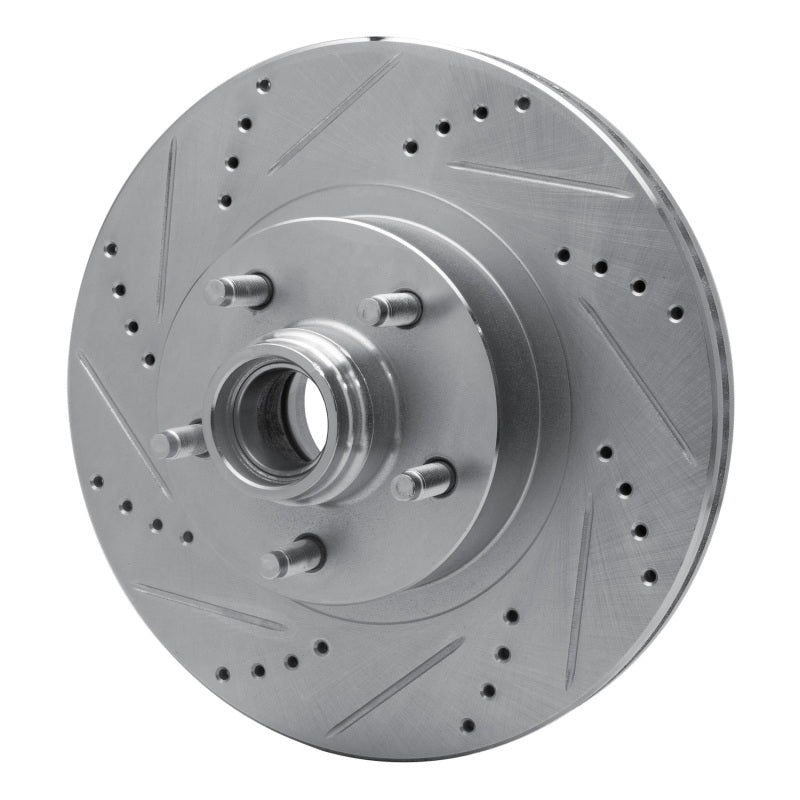 R1 Concepts R1 01-05 Ford Explorer Sport Trac Front Left Drilled & Slotted Silver Brake Rotor