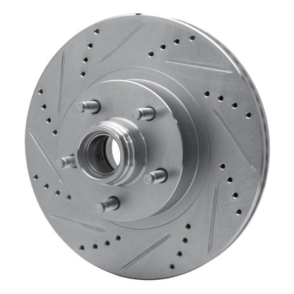 R1 Concepts R1 01-05 Ford Explorer Sport Trac Front Left Drilled & Slotted Silver Brake Rotor