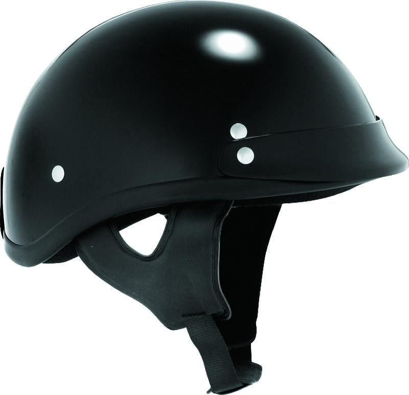 Bikers Choice Skid Lids Traditional Helmet Black - XS
