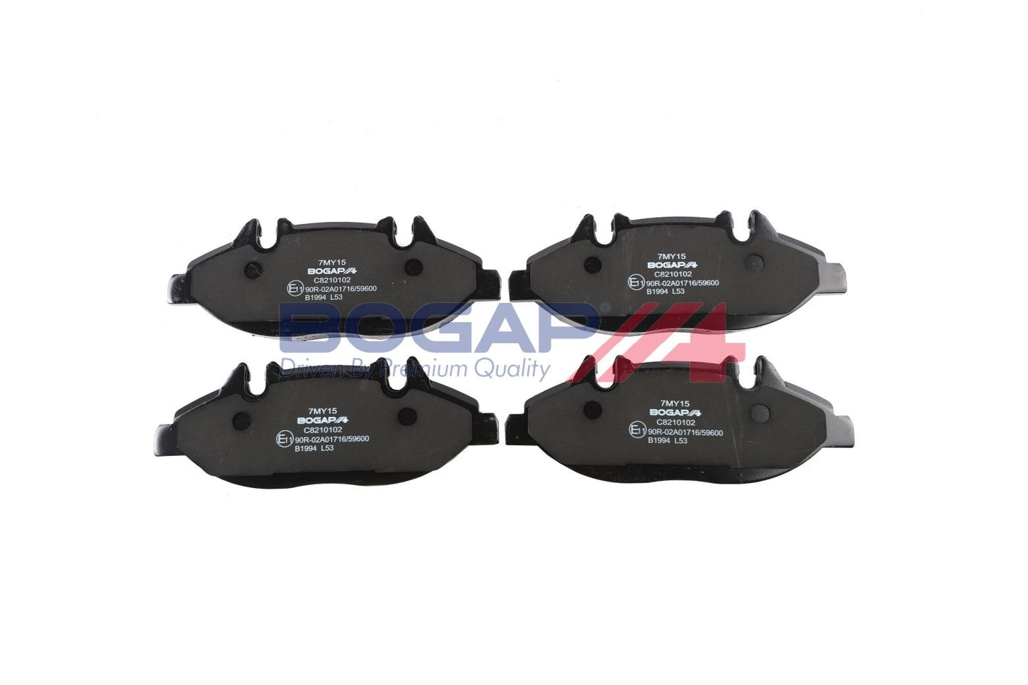 BOGAP C8210102 Brake Pad Set, Disc Brake | ML Performance Car Parts