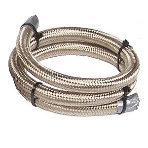 Aeromotive SS Braided Fuel Hose - AN-08 x 8ft