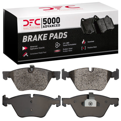 DFC 06-10 BMW 330i Front 5000 Advanced Low Metallic Brake Pads