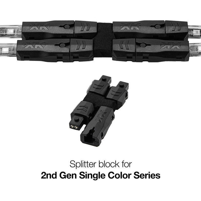 XKGLOW XK Glow 2nd Gen 2 pin Splitter for LED Single Color Series