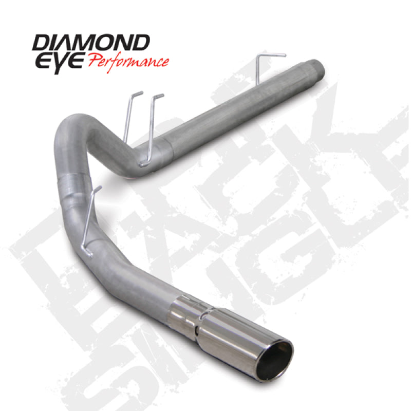 Diamond Eye Performance Diamond Eye KIT 4in DPF-BACK SGL AL 08-09 6 4L F250/F350 PCKGD BX46X14X14OD EL-PL 44inX13 5inX13 5in
