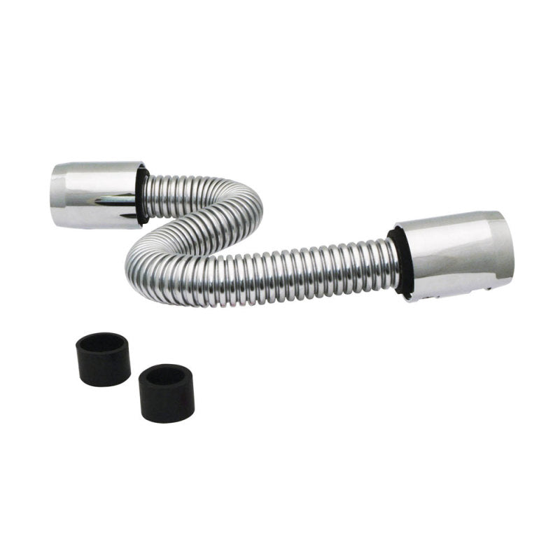 Spectre Magna Kool Radiator Hose Kit 24in W/Chrome End Covers