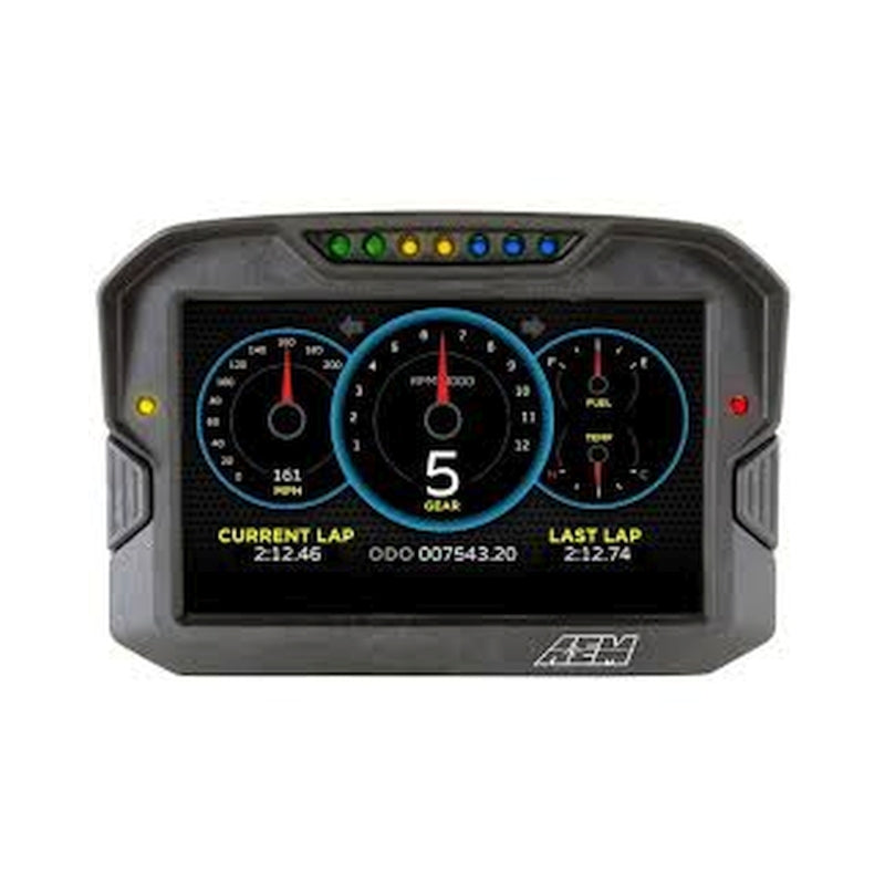 AEM CD-7 Logging GPS Enabled Race Dash Carbon Fiber Digital Display w/o VDM (CAN Input Only)