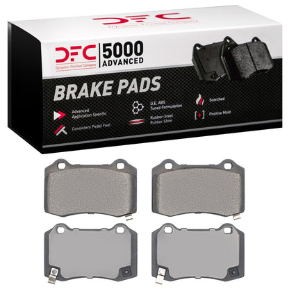DFC 04-25 Cadillac STS Rear 5000 Advanced Low Metallic Brake Pads