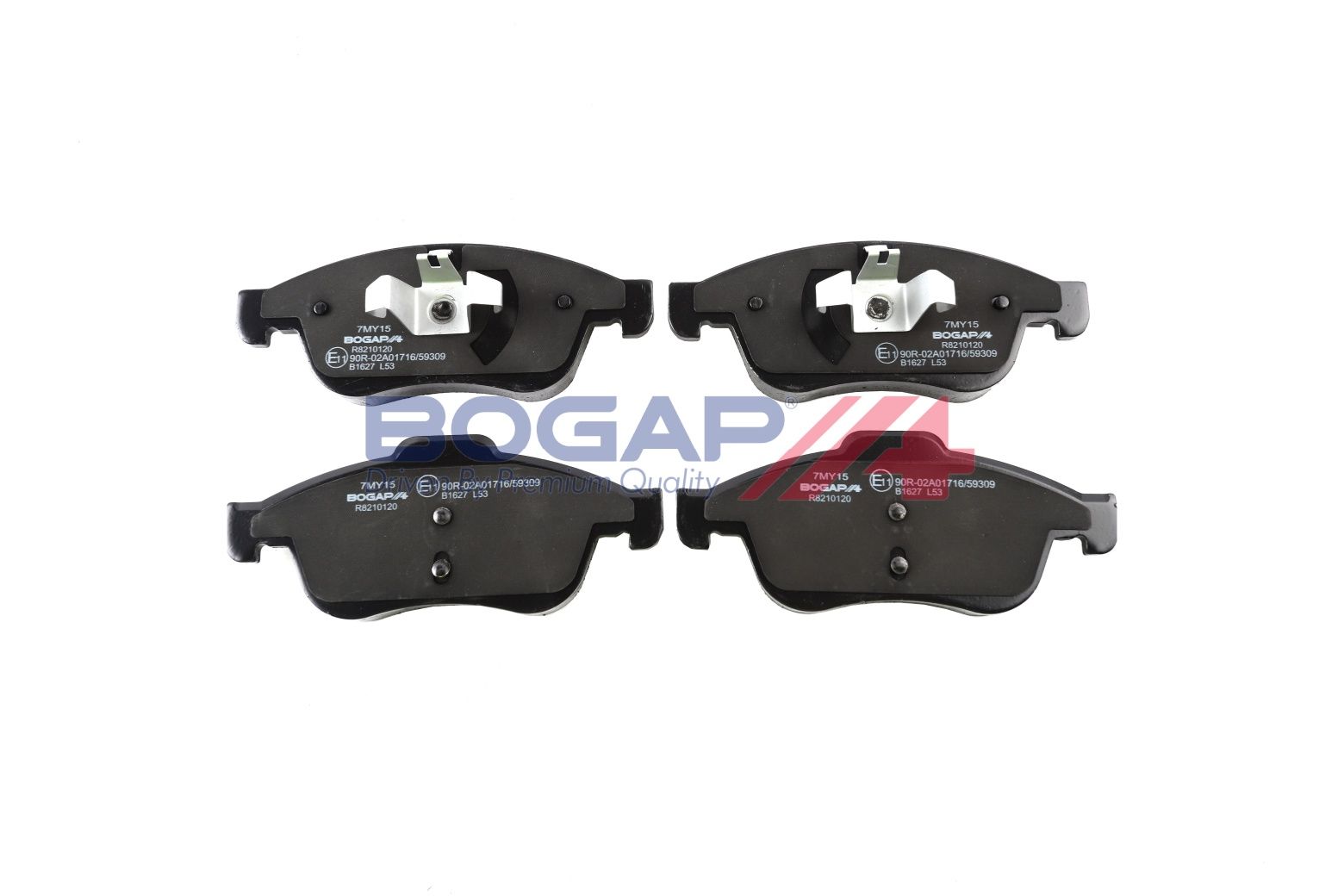 BOGAP R8210120 Brake Pad Set, Disc Brake | ML Performance Car Parts