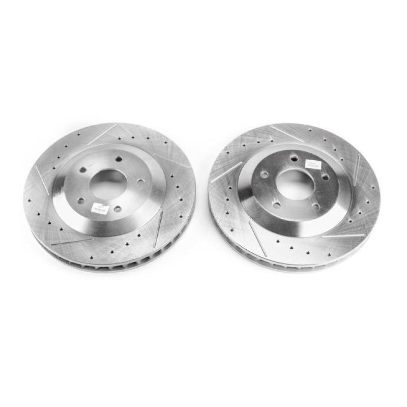 PowerStop Power Stop 2004 Cadillac XLR Front Evolution Drilled & Slotted Rotors - Pair