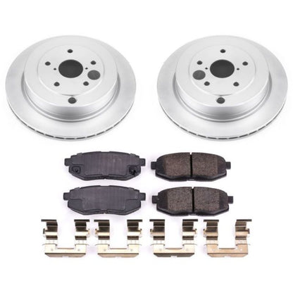 PowerStop Power Stop 06-07 Subaru B9 Tribeca Rear Z17 Evolution Geomet Coated Brake Kit