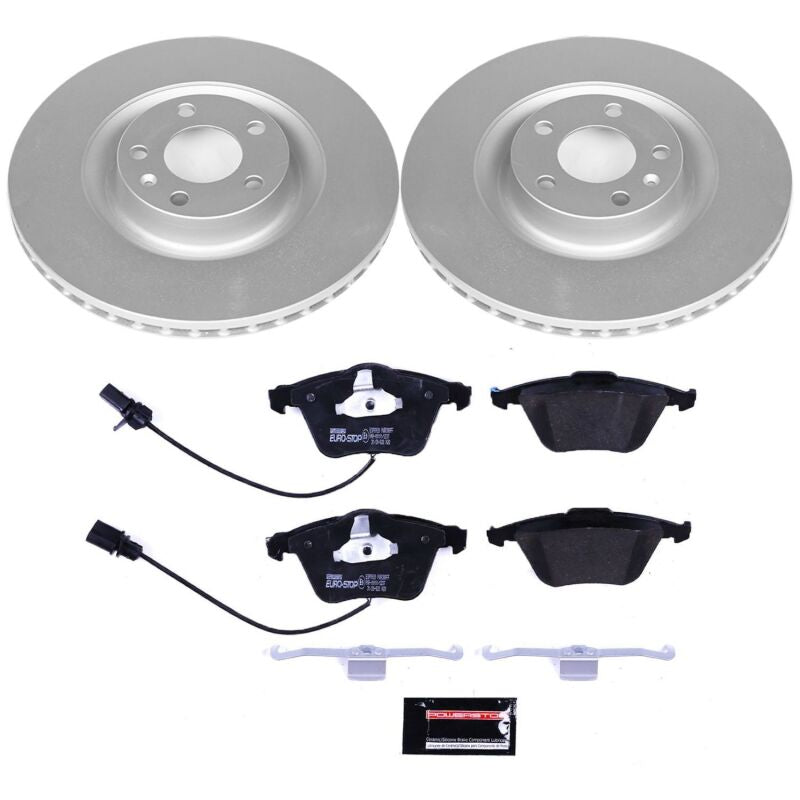 PowerStop Power Stop 04-09 Audi S4 Front Euro-Stop Brake Kit