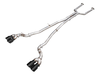 AWE Tuning BMW G90/G99 M5 Track Edition Cat-Back Exhaust - Diamond Black Tips