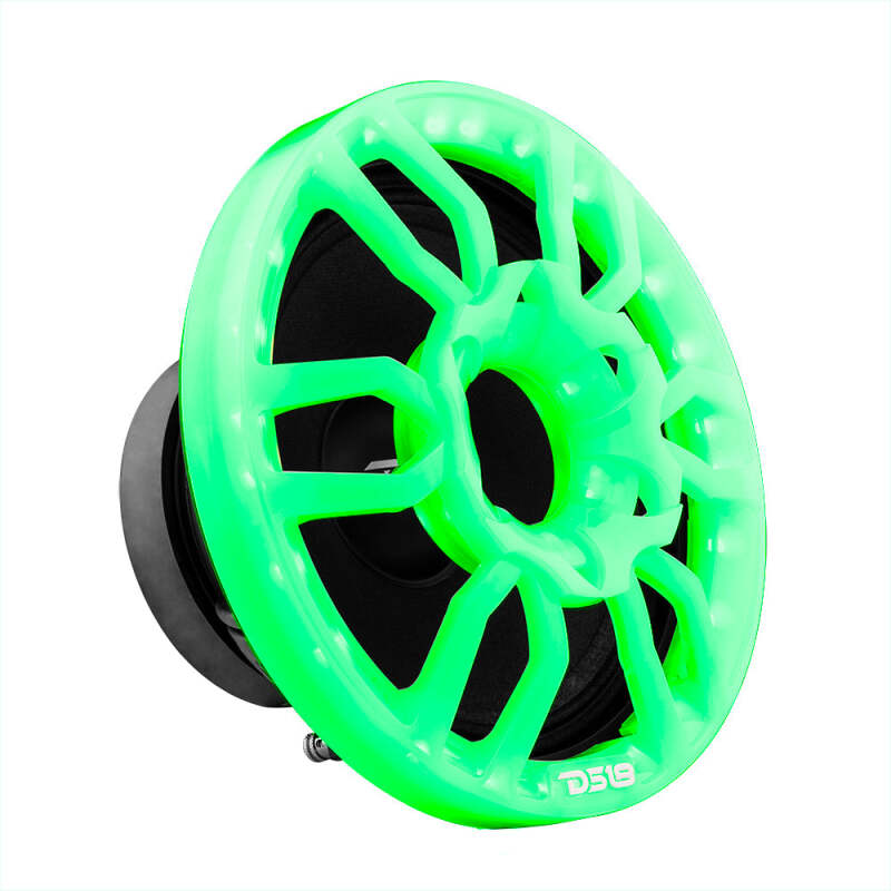 DS18 8in Speaker Grill w/ RGB LED Lights