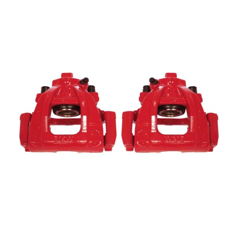PowerStop Power Stop 02-06 Mini Cooper Front Red Calipers w/Brackets - Pair