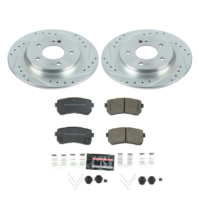PowerStop Power Stop 18-19 Hyundai Kona Rear Z23 Evolution Sport Brake Kit