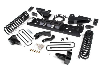 Zone Offroad 2019 Ram 3500 4.5in Radius Arm Brkt 2in Rr Block w/o Overload 8-Bolt TCase Nitro Shocks