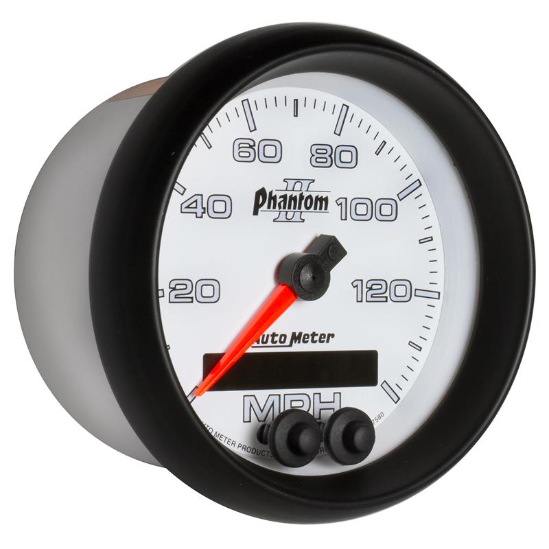 Autometer Phantom II 3-3/8in 0-140MPH In-Dash Electronic GPS Programmable Speedometer