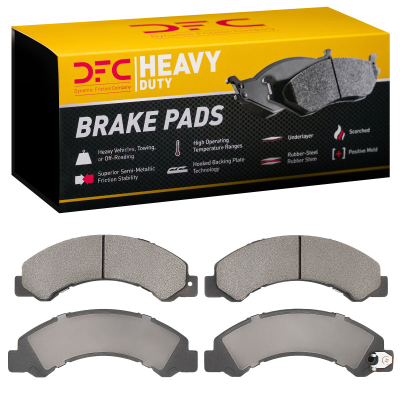 DFC 12-20 Hino 155 Fr & Rr Heavy Duty Pads - Semi Metallic