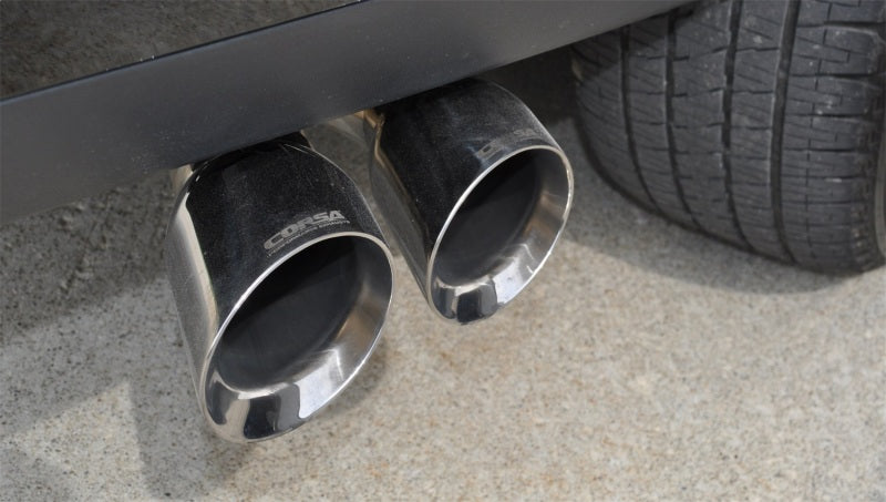 CORSA Performance Corsa 2015-2020 GMC Yukon Denali XL 6.2L V8 3in Cat-Back Single Side Exit Twin 4in Polished Tips