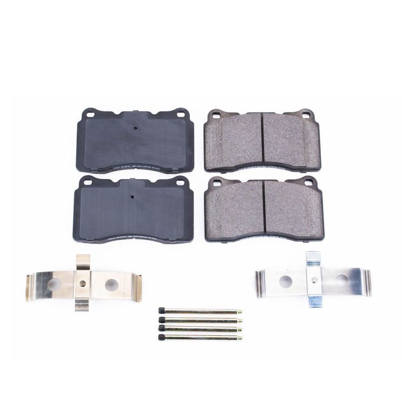PowerStop Power Stop 04-07 Volvo V70 Front Z17 Evolution Ceramic Brake Pads w/Hardware