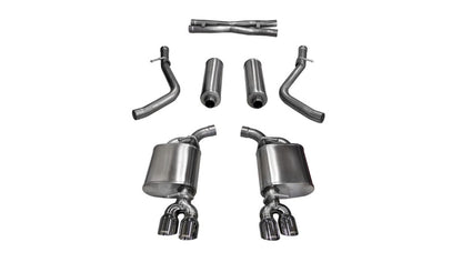 CORSA Performance Corsa 15-16 Dodge Challenger Xtreme Cat-Back Dual Rear Exit with Twin 3.5in Polished Pro-Series Tips