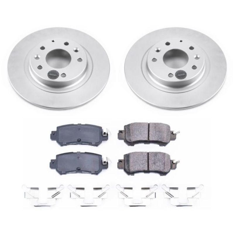 PowerStop Power Stop 16-18 Mazda CX-3 Rear Z17 Evolution Geomet Coated Brake Kit