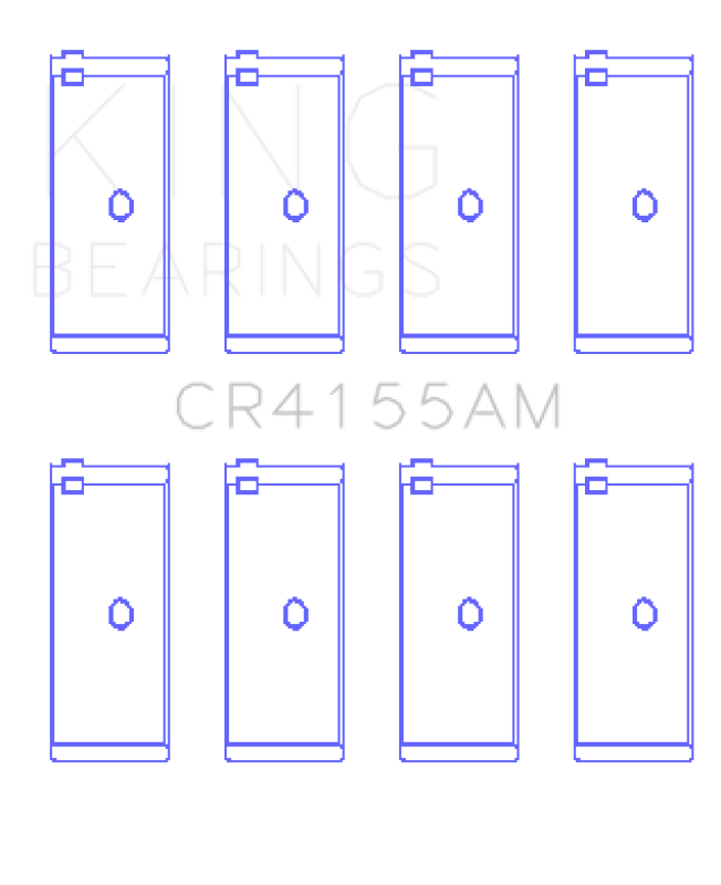 King Engine Bearings VW WA L4 / CH L4 Connecting Rod Bearing Set