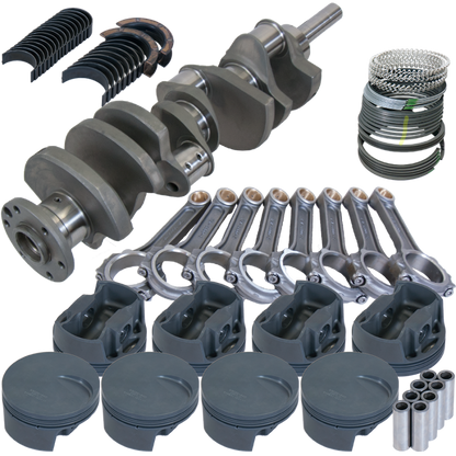 Eagle Ford 460 4.300in Crank 6.800in I-Beam Rods -3cc Flat Top 4.440in Pistons Rotating Assembly