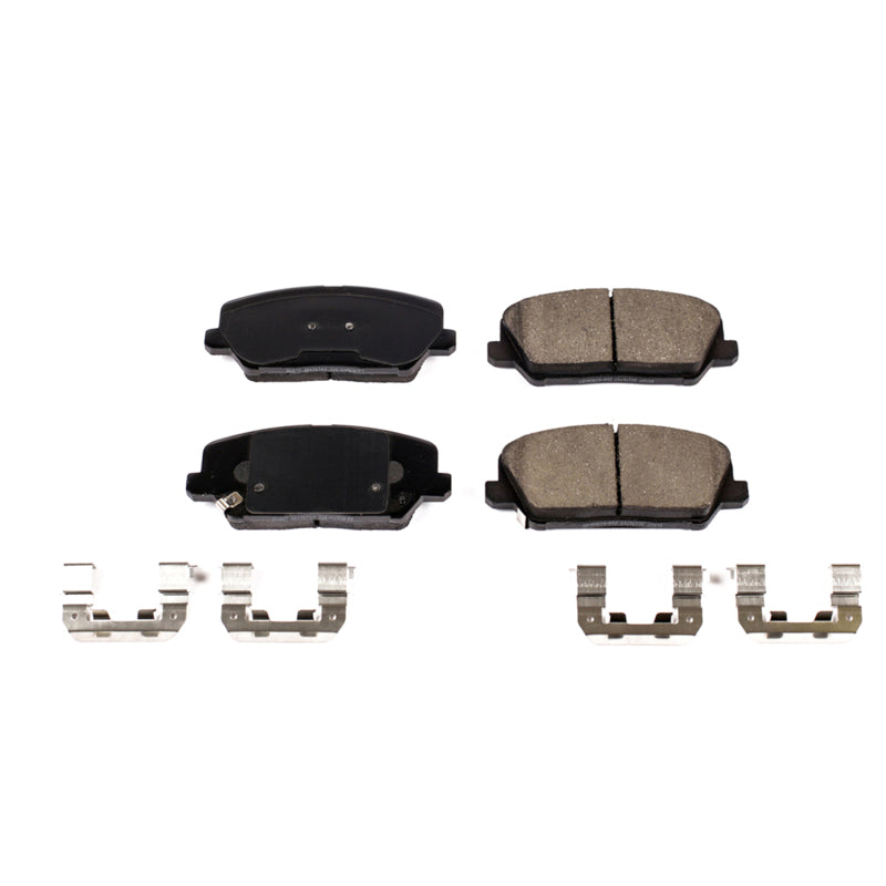 PowerStop Power Stop 16-17 Hyundai Veloster Front Z17 Evolution Ceramic Brake Pads w/Hardware