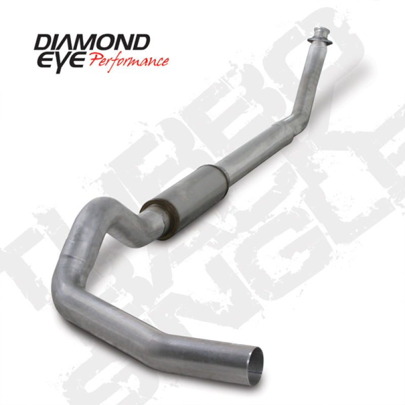 Diamond Eye Performance Diamond Eye KIT 5in Turbo Back SGL AL: 94-02 DODGE CUMMINS 5.9L