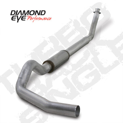 Diamond Eye Performance Diamond Eye KIT 5in Turbo Back SGL AL: 94-02 DODGE CUMMINS 5.9L