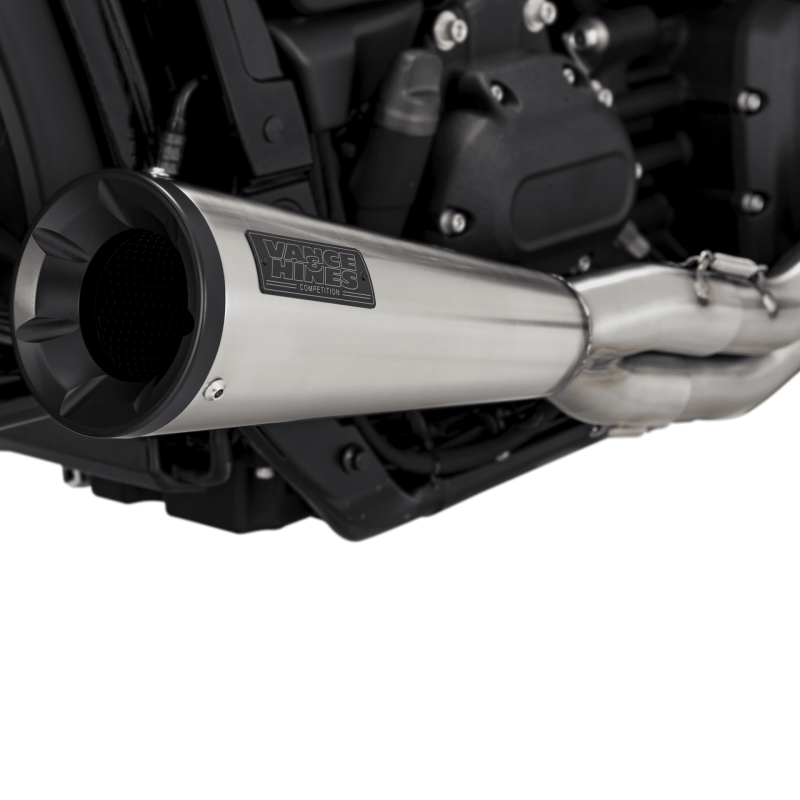 Vance and Hines Vance & Hines HD Softail Fat Bob 18-22 Upsweep SS 2-1 PCX Full System Exhaust